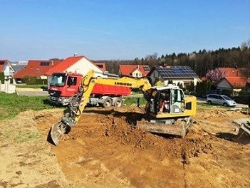 Baugrube ausheben 1